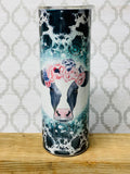 All things Cow 20 ounce skinny tumblers