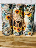 All things Cow 20 ounce skinny tumblers