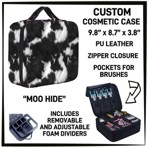 Cow Hide Cosmetic Case