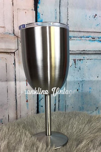 10 ounce Stainless Steel Blank Tumbler Wine Cup