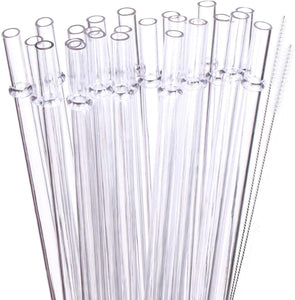 20 oz skinny plastic straw pack of 5